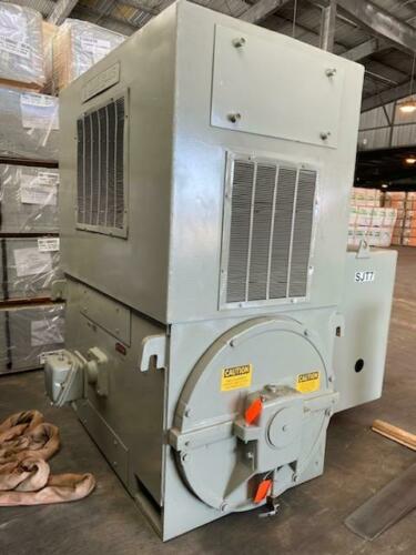 1375 HP Louis Allis AC Electric Motor, 3570rpm, 7310DS Frame, Refurbished