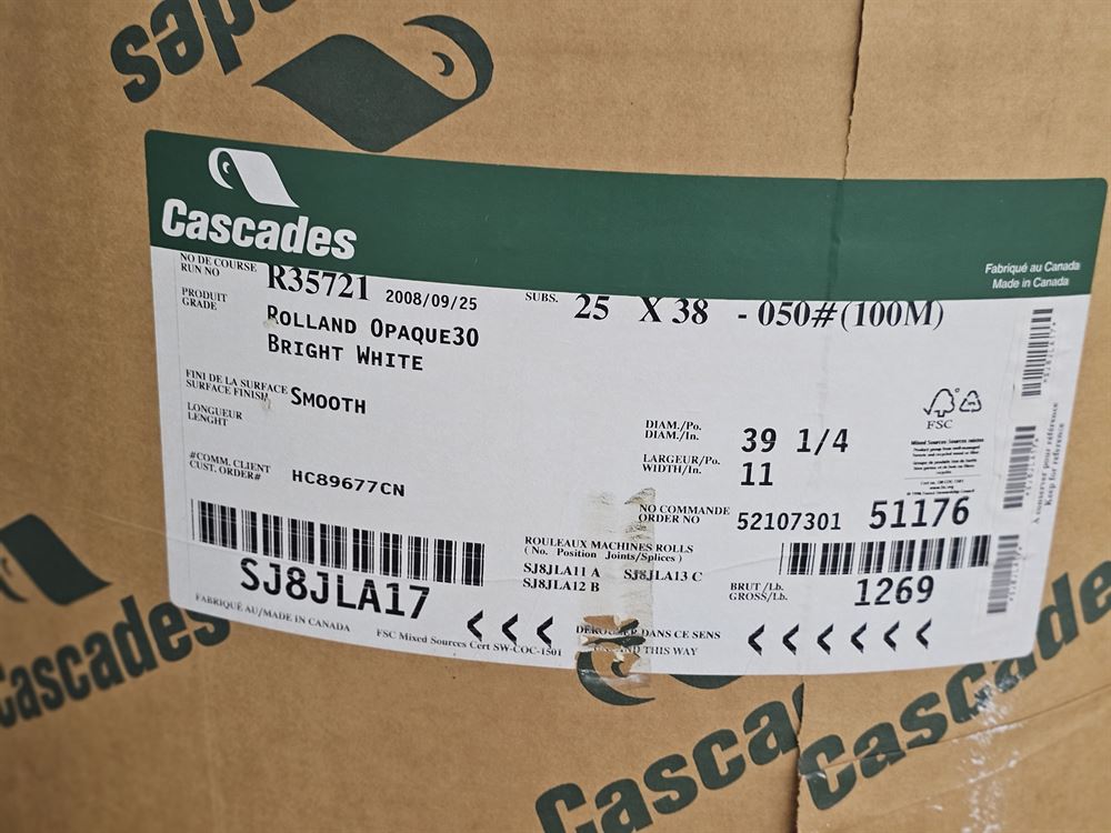 Printig Paper Rolls - 11" / 14" / 17"