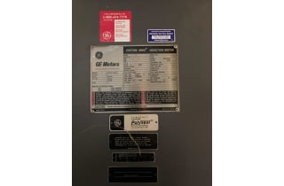 8000HP, 3580 RPM, 4160 Volts AC GE Induction Motor  CCW rotation
