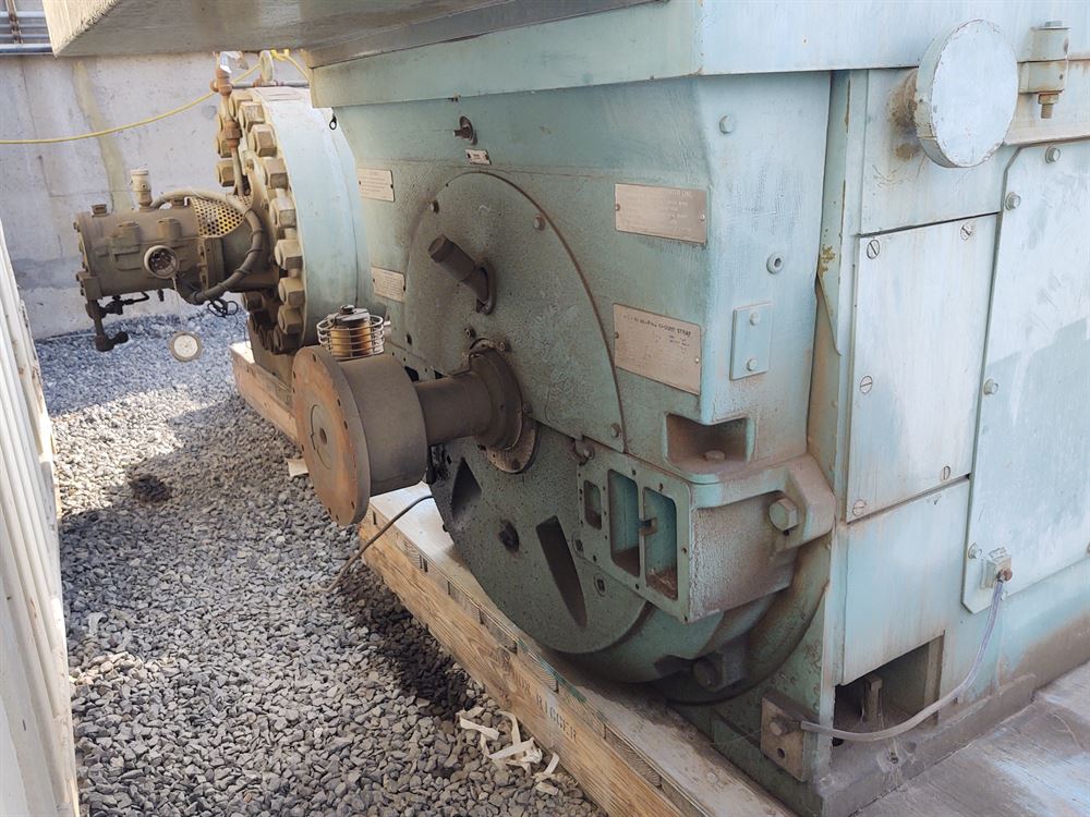 1250HP , 3576 RPM, 2300 Volts, Reliance Electric Motor