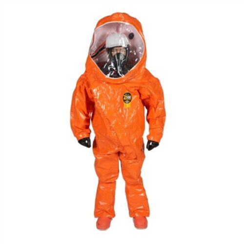 Kappler Z5H382 HazMat Suit - Zytron 500 Vapor Total Encapsulating - Orange 2X3X