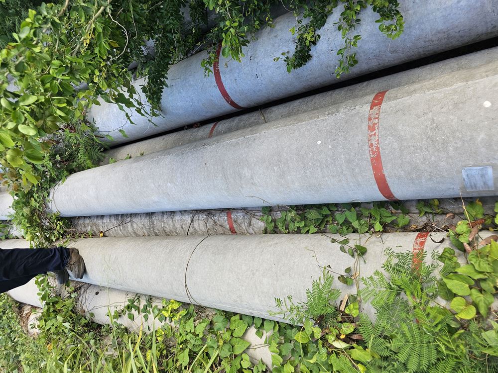 Spun Concrete Two Section Poles, 45/50/65ft, 522 count, Valmont Inc