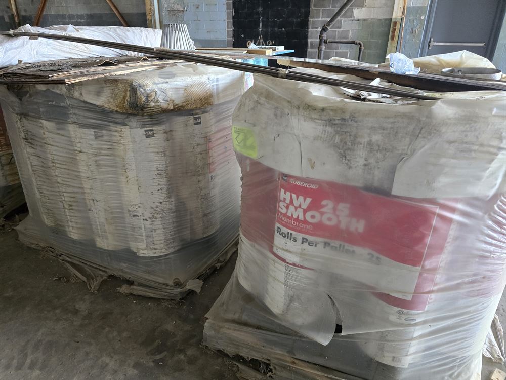 GAF RUBEROID® HW 25 Smooth Membrane - Approx 200 Rolls - Aged