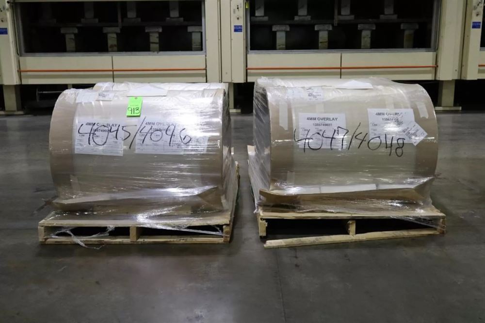 Clear Wear Layer Overlay Rolls 0.016" x 39.5", 3281' Per Roll - 50 Tons