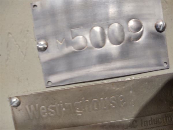 500HP, 3553 RPM, 4160V, West, 5011H, HSW2 Electric Motor