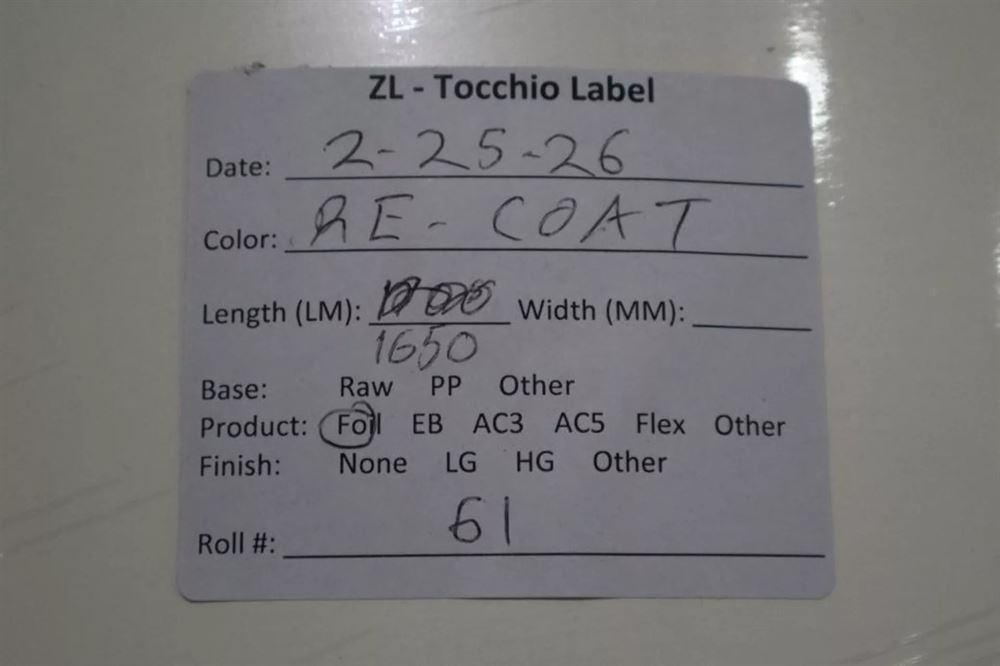 Raw Material for Laminate -  Approx 26 Tons