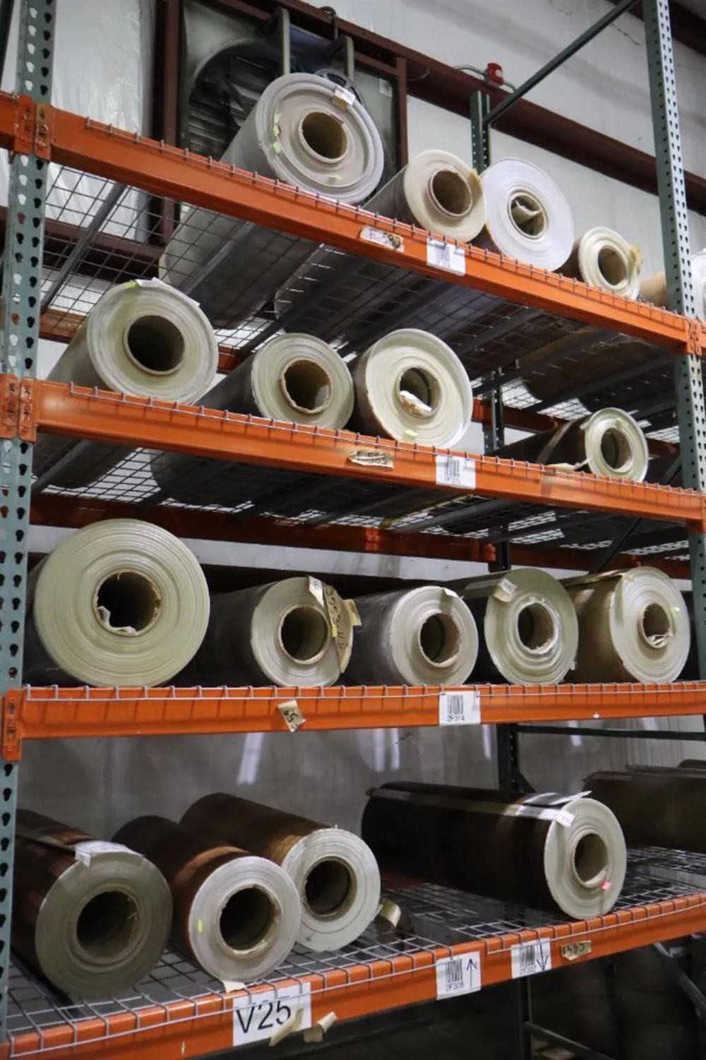 Wood Grain Vinyl Finished Rolls - 39.5" Wide - Approx 100 Tons
