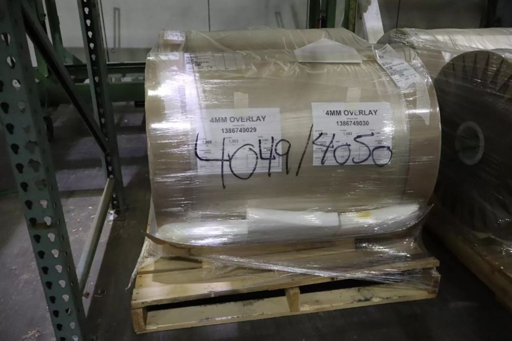 Clear Wear Layer Overlay Rolls 0.016" x 39.5", 3281' Per Roll - 50 Tons
