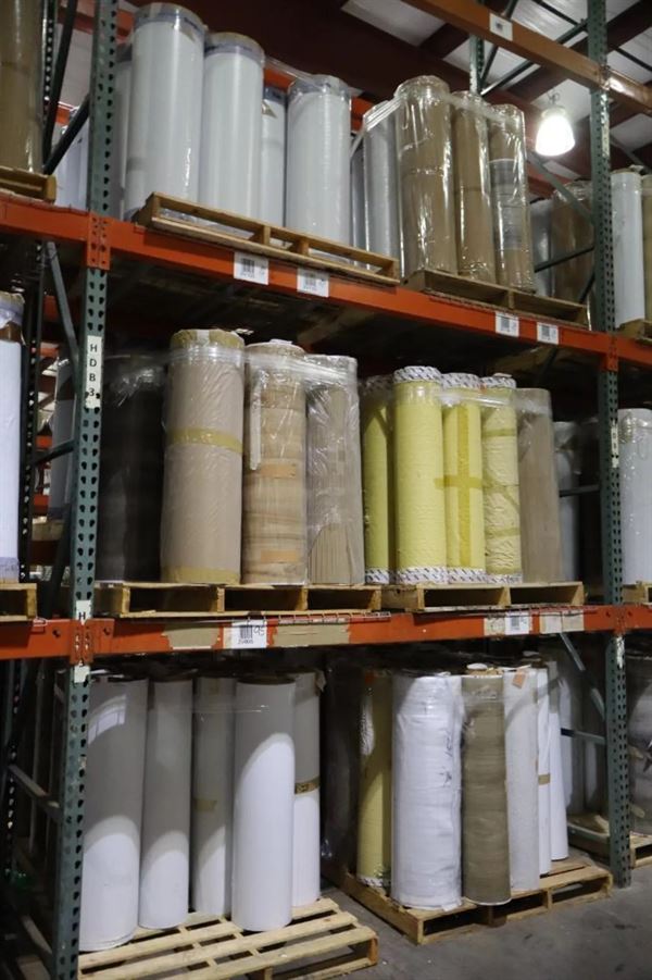 Wood Grain Vinyl UNFINISHED Rolls - 39.5" Wide - Approx 100 Tons