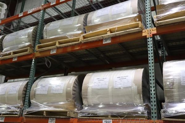 Clear Wear Layer Overlay Rolls 0.016" x 39.5", 3281' Per Roll - 50 Tons