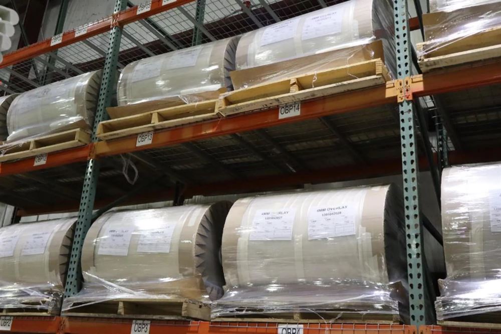 Clear Wear Layer Overlay Rolls 0.016" x 39.5", 3281' Per Roll - 50 Tons
