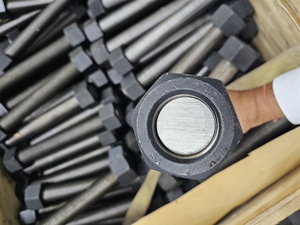 Assorted lot of Large Stud, Bolts, Nuts - Approx 15 Tons