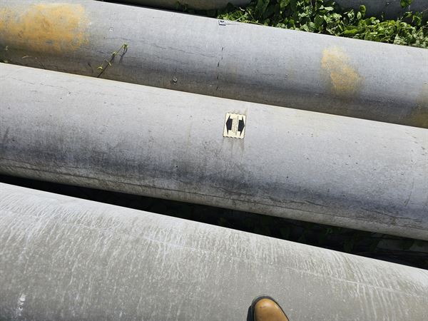Spun Concrete Poles, Single Section 65 Ft H6 Class, 72 count, Valmont Inc