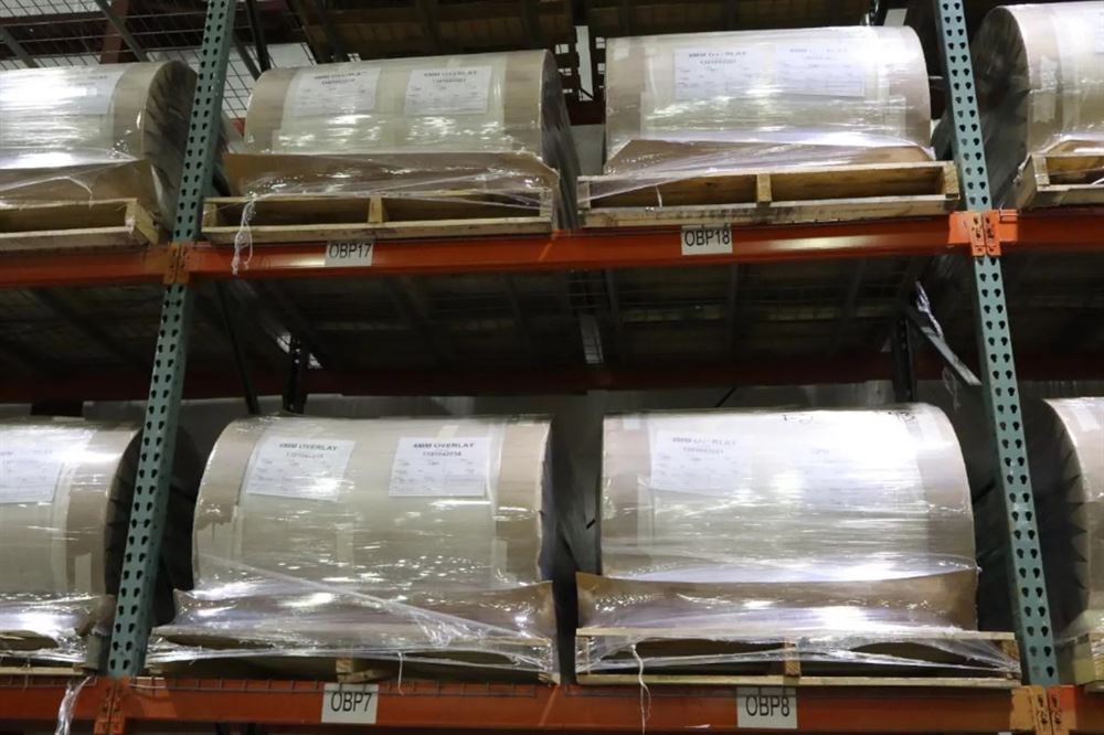 Clear Wear Layer Overlay Rolls 0.016" x 39.5", 3281' Per Roll - 50 Tons