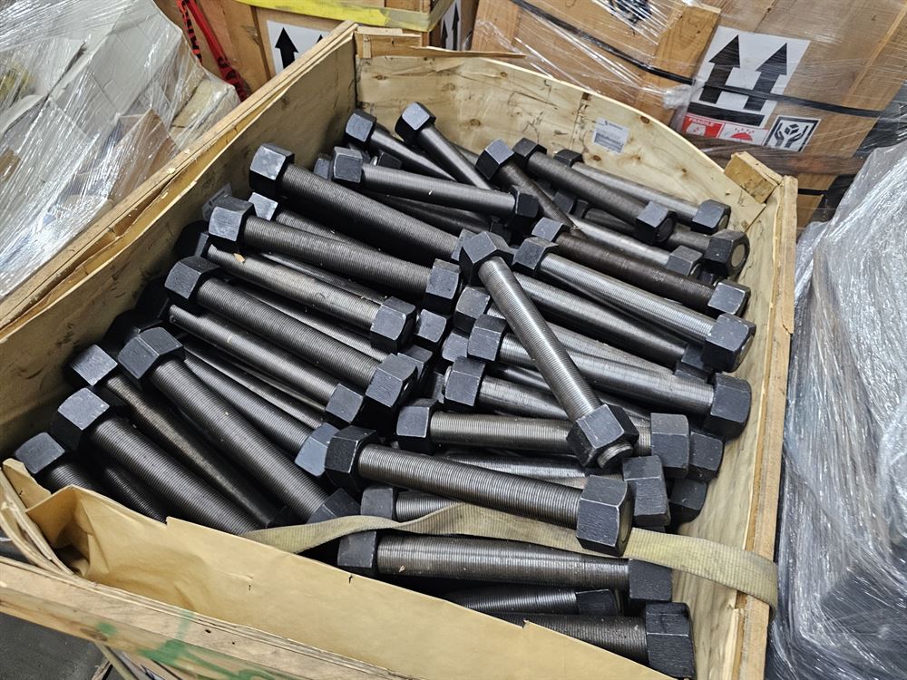 Assorted lot of Large Stud, Bolts, Nuts - Approx 15 Tons