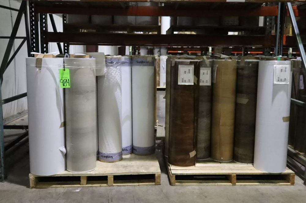 Wood Grain Vinyl UNFINISHED Rolls - 39.5" Wide - Approx 100 Tons