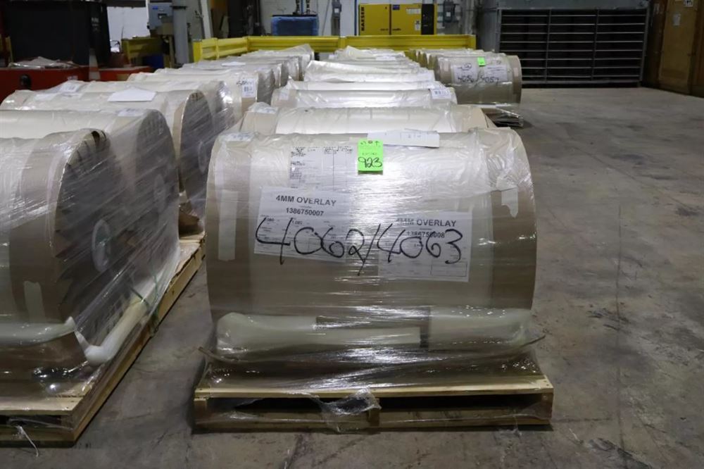 Clear Wear Layer Overlay Rolls 0.016" x 39.5", 3281' Per Roll - 50 Tons