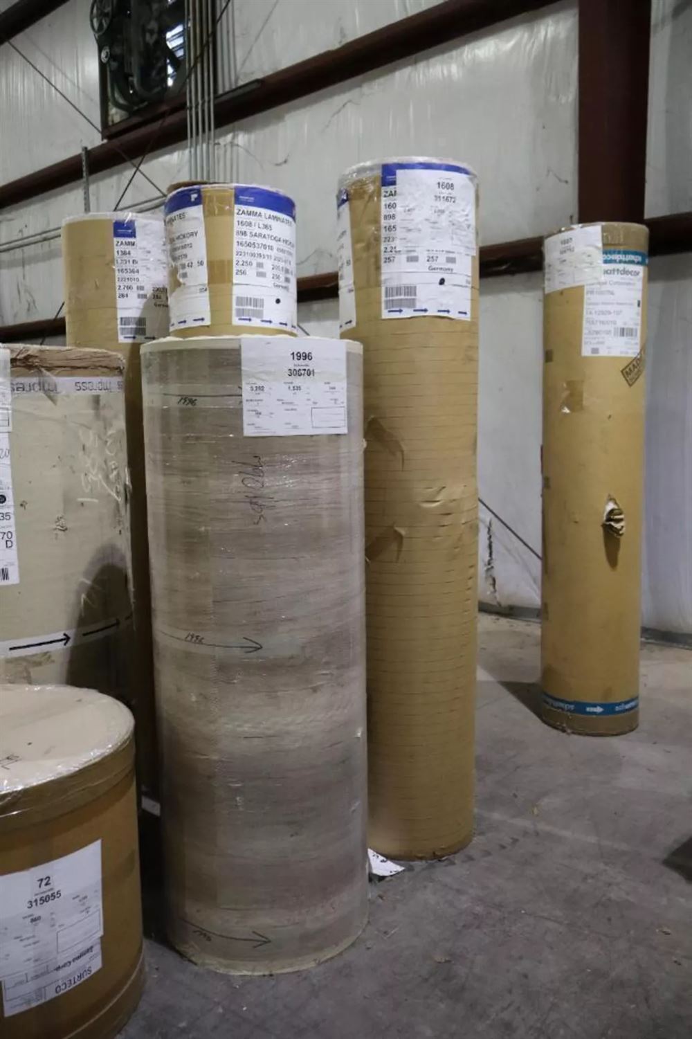 Sunmica/Decor Paper - Approx 50 Tons 48" to 80"