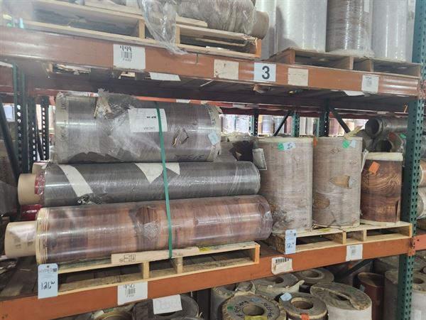 Wood Color Decor Paper Rolls - Finished Assorted Stock