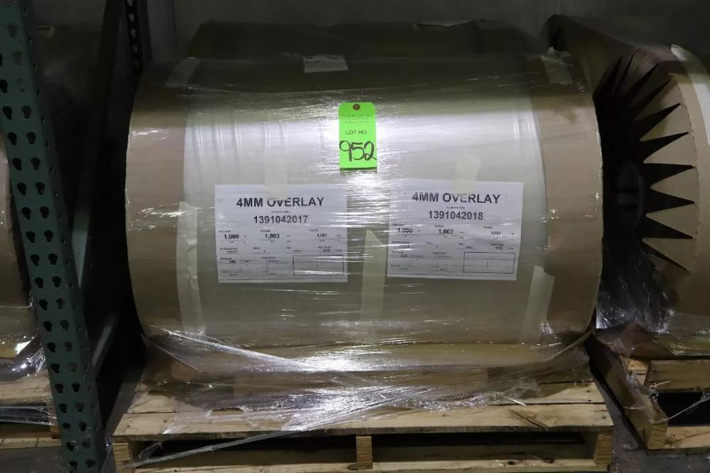 Clear Wear Layer Overlay Rolls 0.016" x 39.5", 3281' Per Roll - 50 Tons